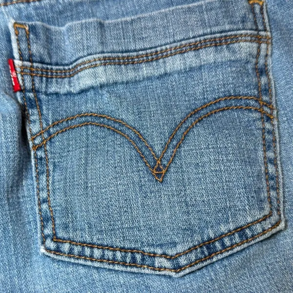Levis 515 Womens Size 14 Bermuda Denim Shorts Cuffed Stretch Jean Casual Summer - Image 13