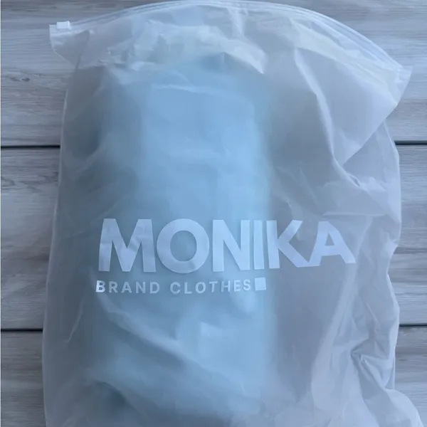 Monika Non Music Sweatshirt Blue Small NWT IN PACKAGE - Image 7