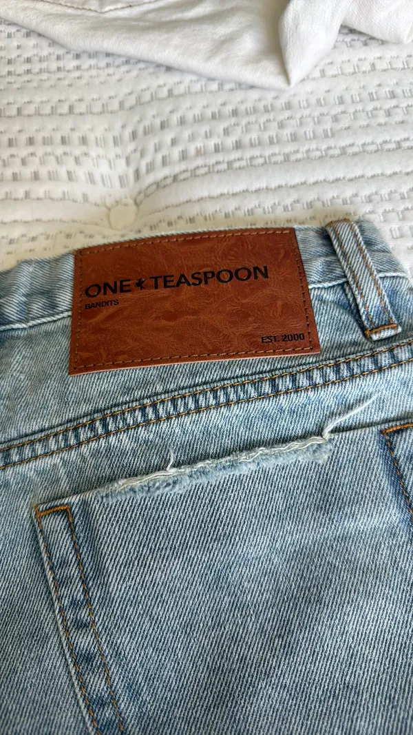 One Teaspoon NWT Denim Shorts 25 Blue - Image 3