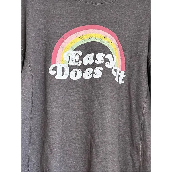 WILDFOX Easy Does It Statement Sweatshirt Size Large - Image 2