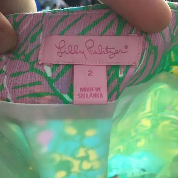 Lilly Pulitzer Sun dance Marigold skort with lace placket - Image 3