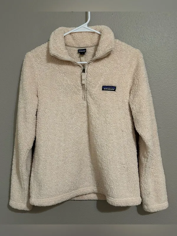 Patagonia Los Gatos Light Pink Quarter Zip Pullover Sweater Women’s Size Small - Image 2