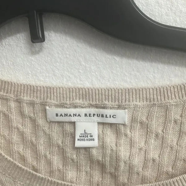 FINAL MARKDOWN Banana Republic Cable knit top large - Image 2