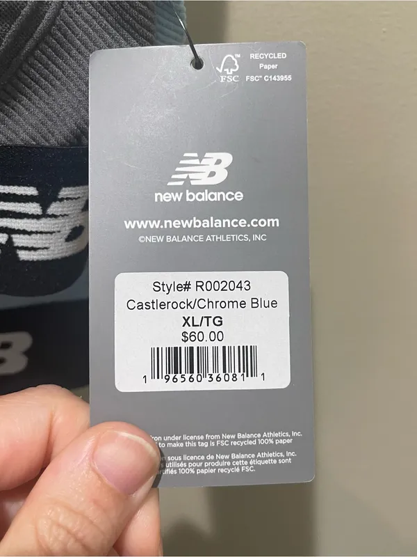 New Balance 2 Pack Sports Bras Gray Blue Racerback Workout Women’s Size XL NWT - Image 6