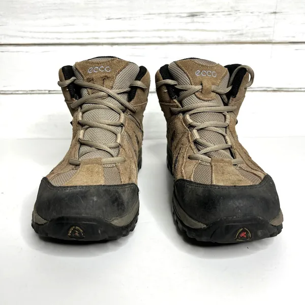 Ecco Gortex Hiking Boot Brown Shoe Size 8-8.5 - Image 9