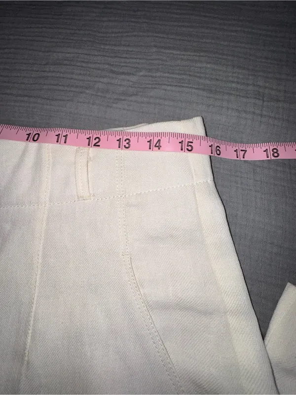 Zara Wide-Leg White Pants - Image 8