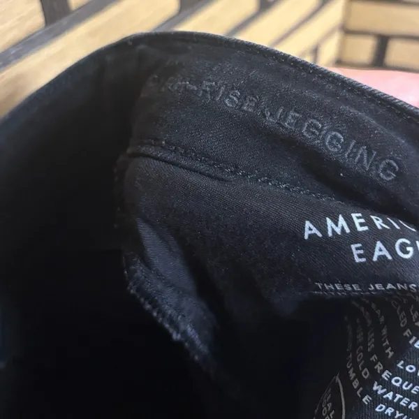 American Eagle Black‎ Jegging Size 4 Short - Image 8
