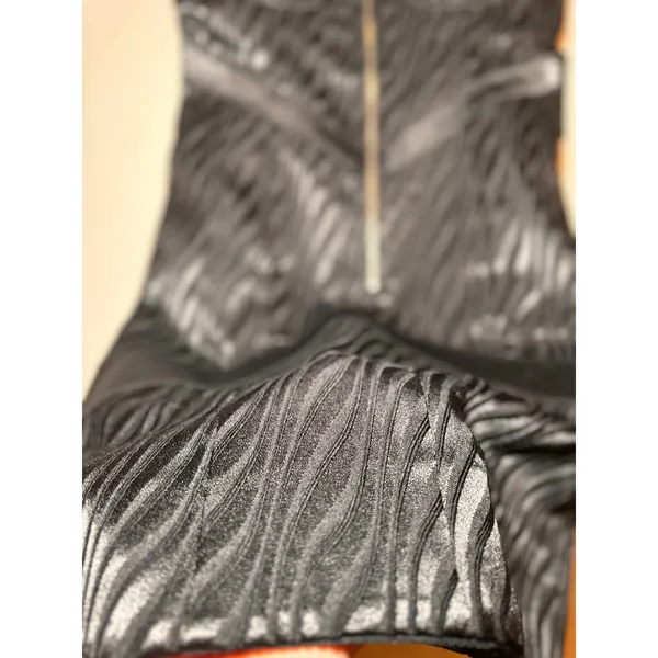 Retrofête Diana Black Bodycon Mini Cocktail Dress Women’s Size Medium - Image 12