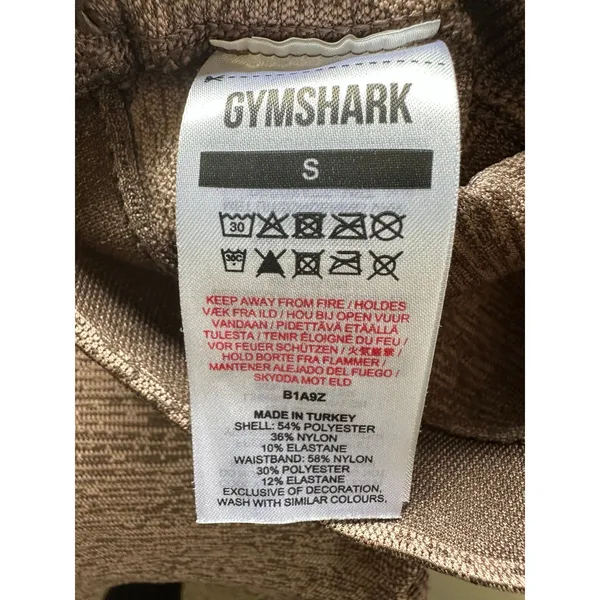 NWOT Gymshark Adapt Ombre Triangle Penny Brown Seamless Bike Cycling Shorts S - Image 5