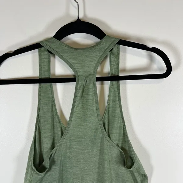 Lululemon Love Tank Top Women Sage Green Heathered Racerback Athletic Yoga Shirt - Image 5