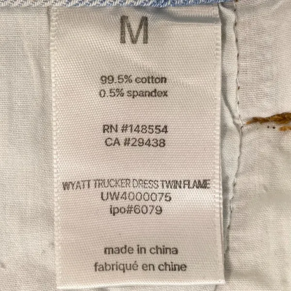 Unpublished Wyatt Twin Flame Denim Maxi Dress Size Medium - Image 3
