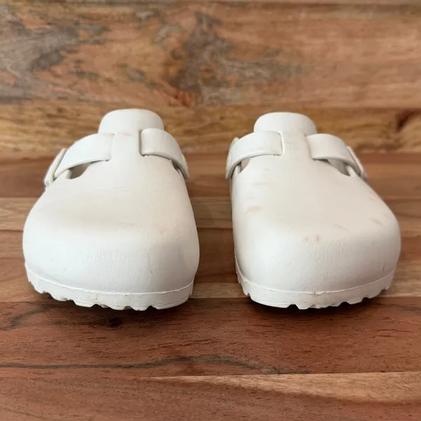 Birkenstock | 38 | Womens 7-7.5 | Boston Essentials EVA Slip-On Clog in Eggshell - Image 8