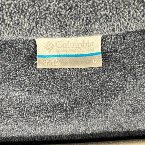 Columbia Fleece Jacket Women Large Benton Springs Full‎ Zip Blue Mock Neck Soft - Image 11