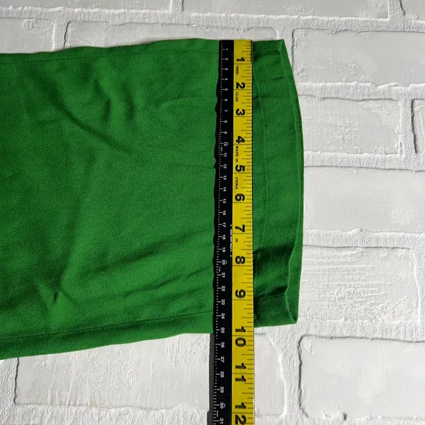 Reformation Alva Jumpsuit Womens 2 Kelly Green‎ Smocked Wide Leg Sleeveless Crop - Image 16