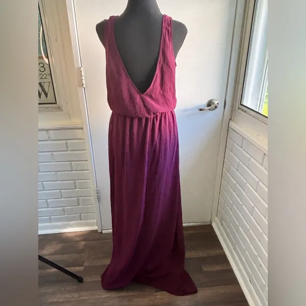 Show Me Your Mumu‎ Kendall Chiffon Maxi Dress medium wedding bridal party - Image 5