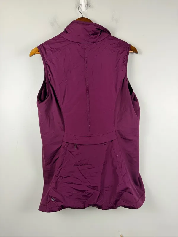 Lululemon Run For Cold Vest in plum size 12 - Image 7