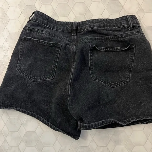 Petal and pup black Jean shorts - Image 2