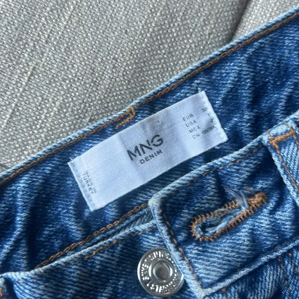 Mango‎ Cropped Wide Leg Jeans - Image 4
