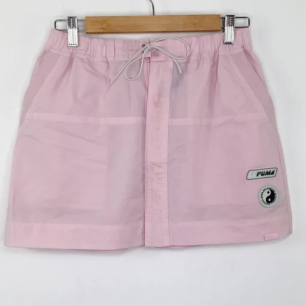 Puma x Fenty Rihanna Womens Pink Mini Skirt Size‎ 0 Preppy Athletic Workout - Image 2