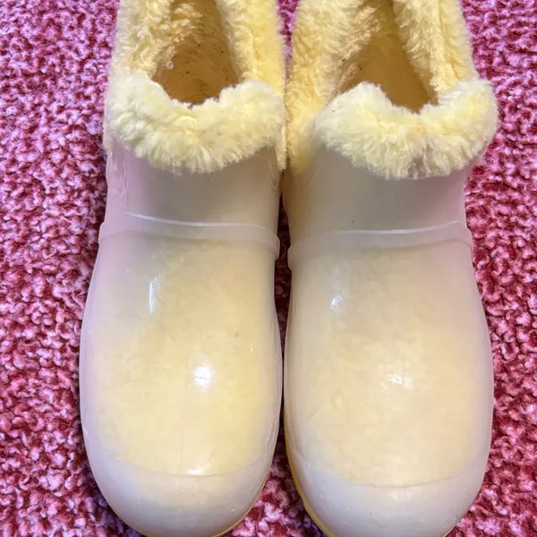 UGG Yellow Shearling-Lined Ankle Booties - Image 2