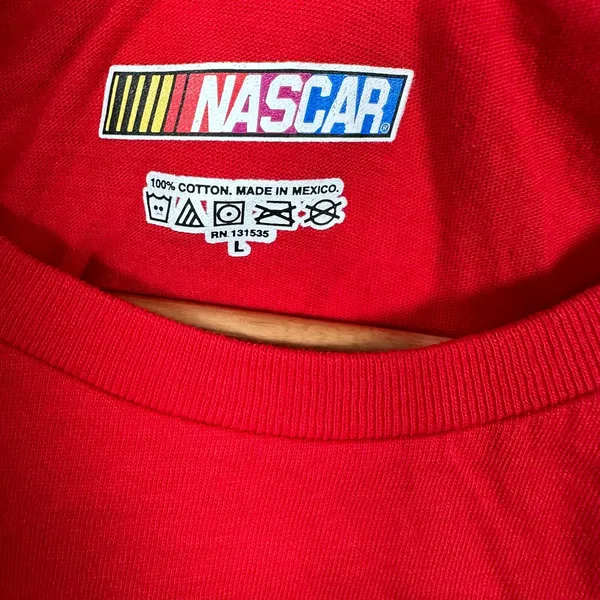 New Dale Earnhardt Jr. T-Shirt Womens Large Red Racing‎ NASCAR Short Sleeve Crew - Image 8