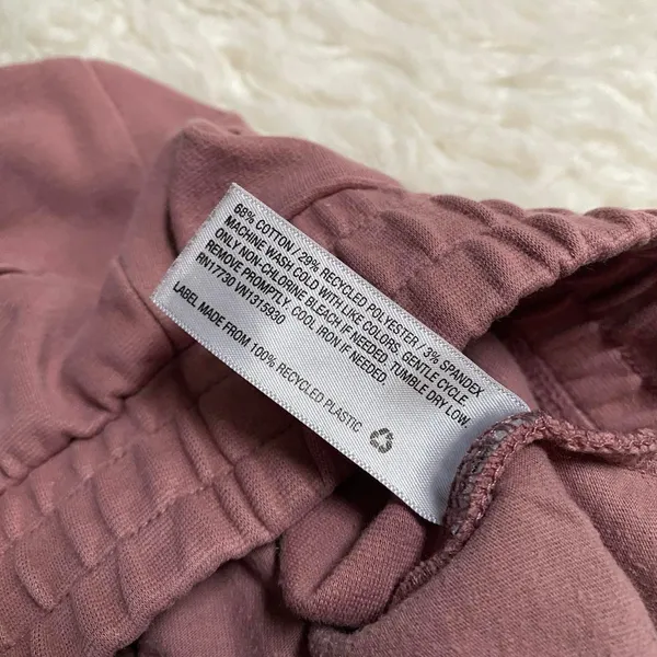 A New Day Mauve Pink Front Seam Jogger Pants Lounge Comfy Basic Activewear - Image 4