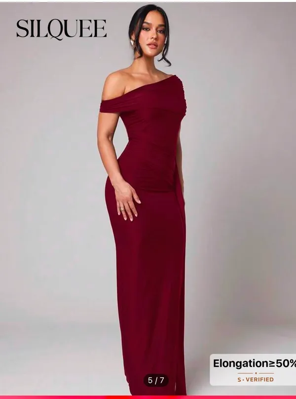 SheIn Maroon maxi dress - Image 2