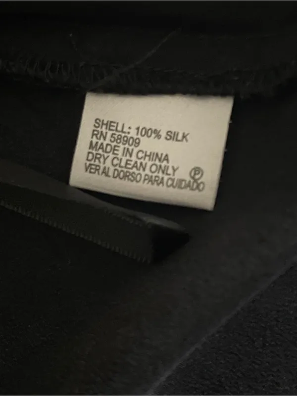 ✨ Antonio Melani 100% Silk Black High Neck Blouse | Size S ✨ - Image 6