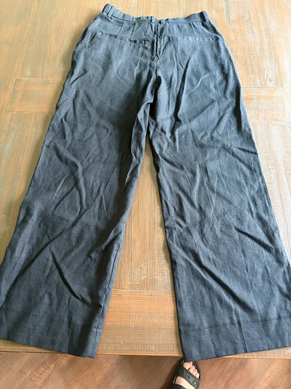 Abercrombie & fitch black linen pants - Image 6