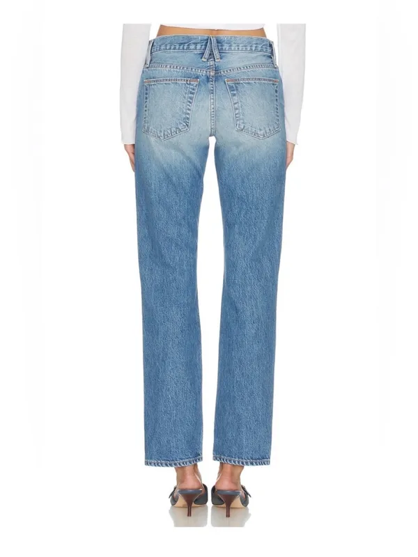 AGOLDE The Isabel Mid Rise Slim Fit Boyfriend Jeans Minimalist Casual Size 28 - Image 6