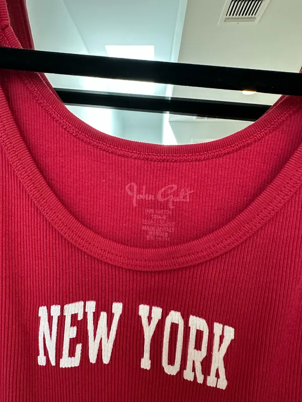 Brandy Melville Red New York Tank Top - Image 4