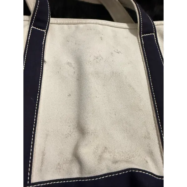 Lands' end Medium 5 Pocket Open Top Canvas Tote Bag Andrew Tote Bag 16x12 - Image 3