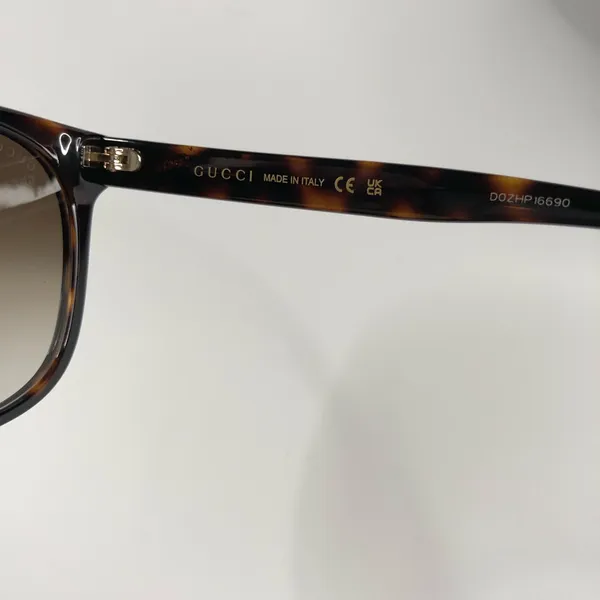 Gucci Authentic Women's Cat-Eye Sunglasses in Tortoise & Havana/Brown ~ BNIB! - Image 6