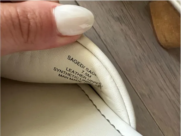 Steve Madden Beige Slip On Heel Sandals Women's Size 7.5 - Image 8