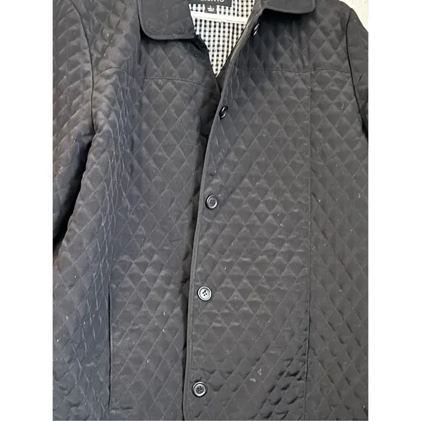 Nordic Lights Quilted Jacket Womens size Large Black - Image 2