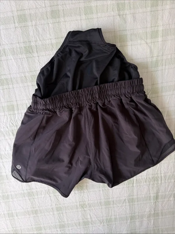 Lululemon Hotty Hot Women’s Black Athletic Shorts - Breathable Running Shorts - Image 4