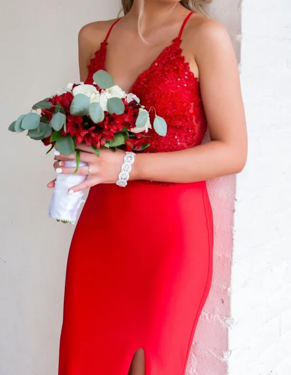 Alyce Paris Prom Dresses Red - Image 3