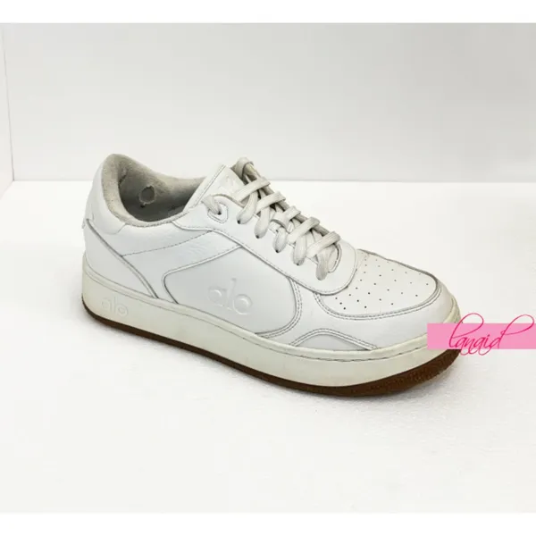 Alo Recovery Mode Sneakers Natural White Gum Tan Sporty Sports Athletic Shoes - Image 7