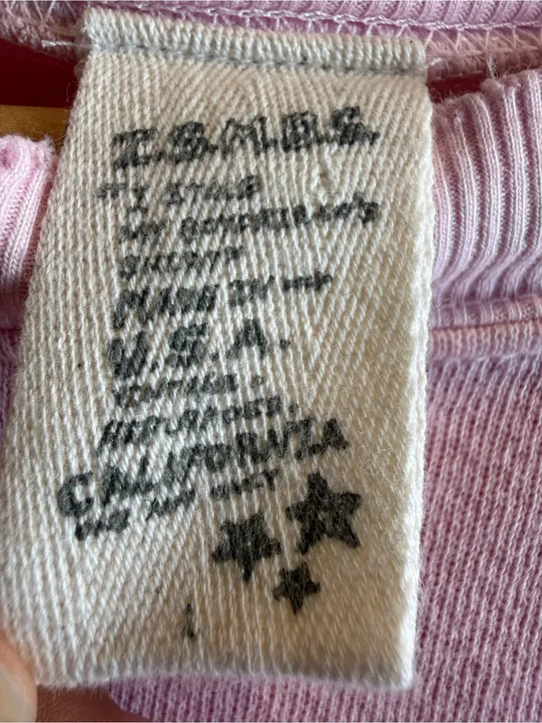 I.S.M.B.S‎ Pink 'love' Embroidered Crewneck Sweatshirt Size L - Image 11
