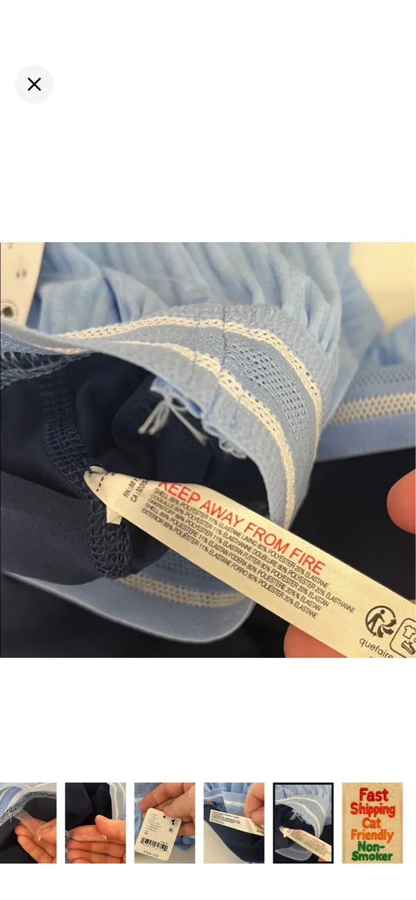 Free People Movement The Sultry Short in Hague Blue nwt - Image 10