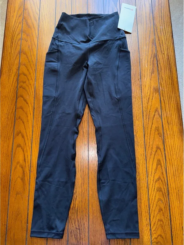 Lululemon Align With Pockets High Rise 25” Black Size 4 NWT - Image 3