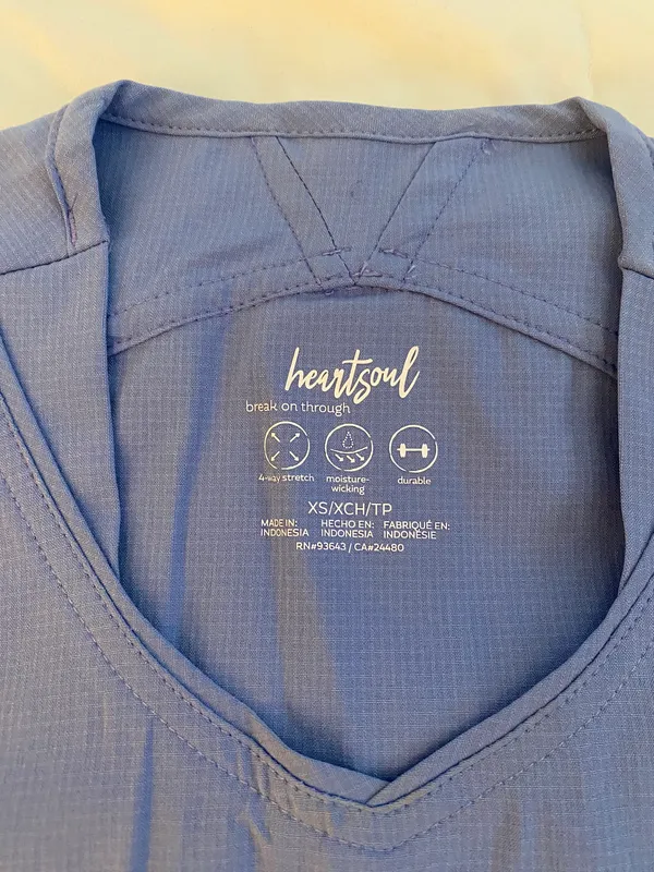 Scrub Top Blue Size XS - Image 2