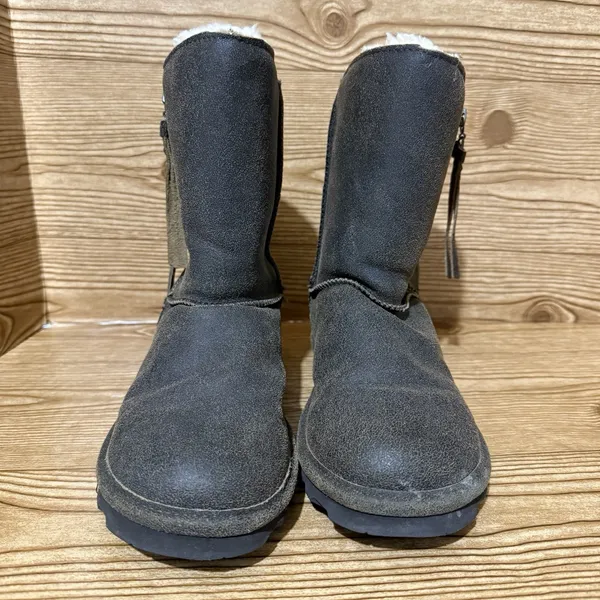 Bearpaw Mimi Boots Womens Sz 8 Brown‎ Suede Wool Lined Warm Winter 1901W-MIMI - Image 3