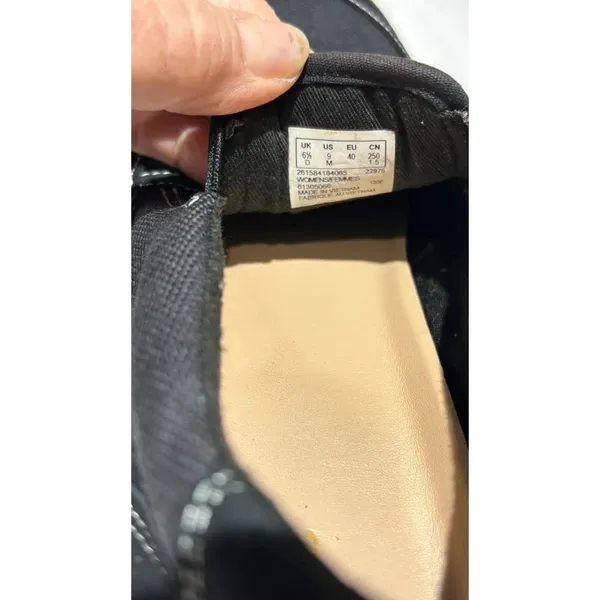 Clarks Black Slip-On Shoes  Size 9 - Image 12