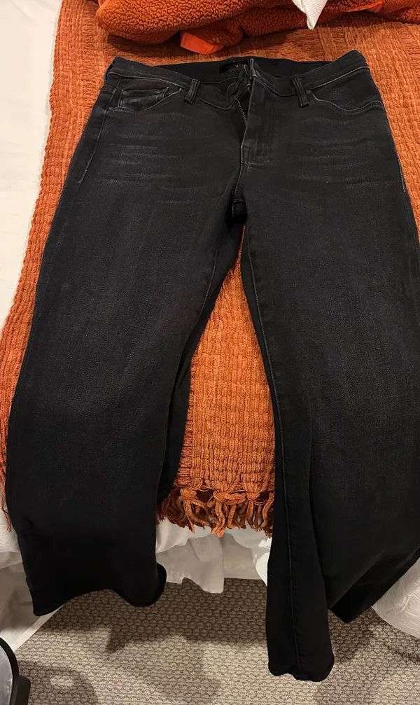 Mother flared denim jeans black - Image 2
