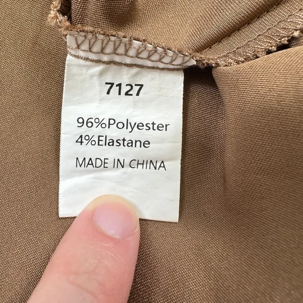 Pretty Garden Bronze Skirt Womens S Satin A-Line Midi Casual Party Gold Cute - Image 6