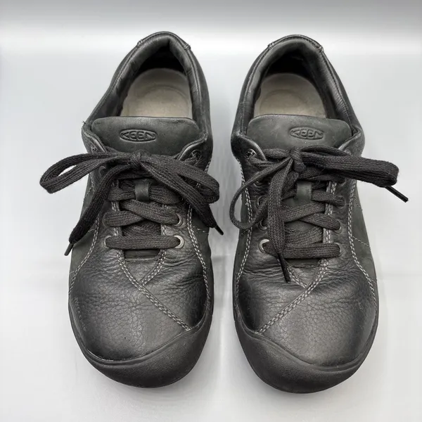 Keen Presidio Shoes Womens Size 9 Black Leather Comfort Oxford Sneakers Gorpcore - Image 2