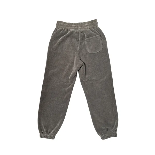 Thick Brown Ribbed Joggers Size XS - Image 2