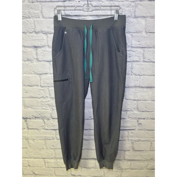 Figs Scrub Pants Women Small Gray Zamora Jogger Technical Collection Heath Care - Image 7