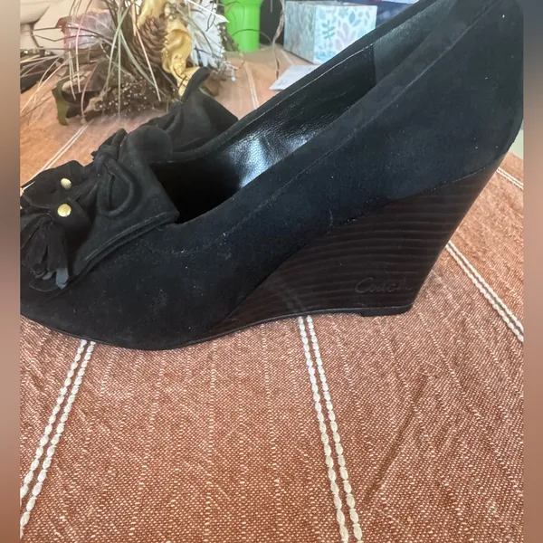 Coach Black Wedge Shoes - Image 2